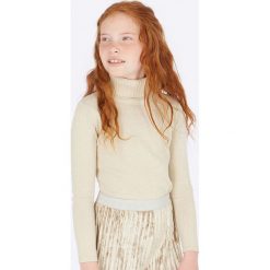 Mayoral - Sweter dziecięcy 128-167 cm. Niebieskie swetry dziewczęce Mayoral, z dzianiny, z golfem, krótkie. W wyprzedaży za 69,90 zł.