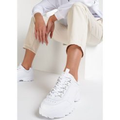 Białe Sneakersy Inaaya. Białe sneakersy damskie Renee. Za 109,99 zł.