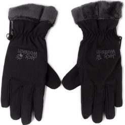 Rękawice narciarskie JACK WOLFSKIN - Stormlock Highloft Glove Wome 1901084-6000 Black. Czarne rękawiczki damskie Jack Wolfskin, bez wzorów, z poliesteru. W wyprzedaży za 159,00 zł.