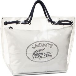 Torebka LACOSTE - Beach Bag NF3096SM Transparent D95. Białe torebki klasyczne damskie Lacoste, bez wzorów, z tworzywa sztucznego, klasyczne, duże, bez dodatków. Za 449,00 zł.