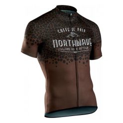 Northwave Męska Koszulka Rowerowa Caffealvolo Jrs S/S Brown Xl. Brązowe odzież rowerowa męska Northwave, m. Za 249,00 zł.