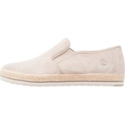 Timberland EIVISSA SEA SLIP ON Espadryle simply taupe. Brązowe espadryle damskie Timberland, z weluru. Za 339,00 zł.