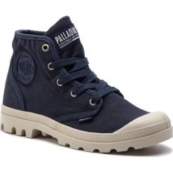 Trapery PALLADIUM - Us Pampa Hi F 92352-458-M Mood Indigo. Niebieskie trapery damskie Palladium, z tworzywa sztucznego, bez obcasa, bez zapięcia. Za 329,00 zł.