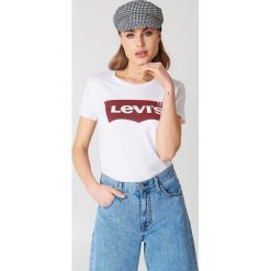 Levi's Koszulka Perfect - White. Białe t-shirty damskie marki Levi's®, s, z nadrukiem, z tkaniny, z okrągłym kołnierzem. Za 80,95 zł.