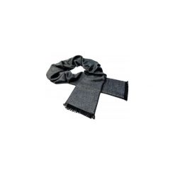 Szaro-czerwony szalik męski R40. Szare szaliki męskie Modini Moda Męska, bez wzorów. Za 49,51 zł.