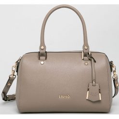 Liu Jo - Torebka. Szare listonoszki damskie Liu Jo, w paski, z poliesteru, na ramię, bez dodatków. W wyprzedaży za 399,90 zł.