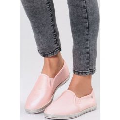Różowe Tenisówki Fleur De Lis. Czerwone tenisówki damskie balada, z materiału. Za 34,99 zł.