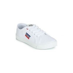 Buty Dziecko Levi's Kids VENTURA. Białe trampki dziewczęce LEVI'S KIDS, bez wzorów, bez zapięcia. Za 169,00 zł.