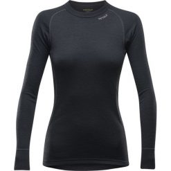 Devold koszulka damska Duo Active Woman Shirt Black M. Czarne koszulki damskie termoaktywne Devold, m, bez wzorów, z wełny, bez kołnierzyka, z długim rękawem, długie, bez kaptura, outdoorowe. W wyprzedaży za 259,00 zł.