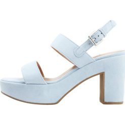 Sandały damskie: L’Autre Chose Sandały na obcasie light blue