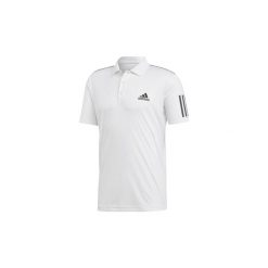 Koszulki polo z krótkim rękawem adidas Koszulka polo 3-Stripes Club. Białe koszulki męskie Adidas, m, bez wzorów, z krótkim rękawem. Za 179,00 zł.