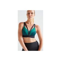 Stanik fitness kardio 520 zielony. Niebieskie buty sportowe damskie DOMYOS, s, bez wzorów, z elastanu, na fitness i siłownię. Za 59,99 zł.