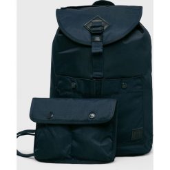 Doughnut - Plecak Montana Navy Series. Niebieskie plecaki męskie Doughnut, w paski, ze skóry. Za 299,90 zł.