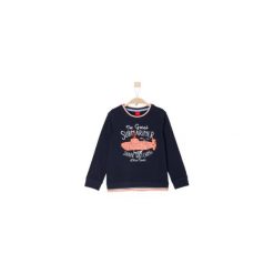 S.Oliver Boys Bluza dark blue - niebieski - Gr.Moda (2 - 6 lat). Niebieskie bluzy niemowlęce marki S.Oliver, z aplikacjami, z bawełny. Za 89,00 zł.