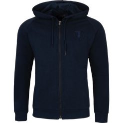 Bluza Trussardi Jeans. Czarne bluzy męskie xl, bez wzorów, z jeansu, z kapturem, bez rękawów, z kapturem. Za 499,00 zł.