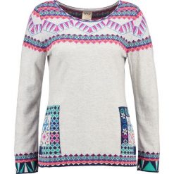 Swetry klasyczne damskie: Ivko INTARSIA Sweter stone