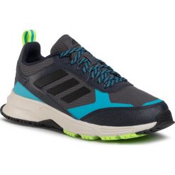 Buty adidas - Rockadia Trail 3.0 FW3740 Legend Ink/Core Black/Grey Five. Szare buty sportowe męskie Adidas, ze skóry ekologicznej, bez zapięcia, do biegania. Za 229,00 zł.