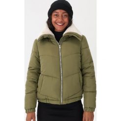 Pikowana kurtka - Khaki. Brązowe kurtki damskie House, xl, bez wzorów, bez kaptura. Za 159,99 zł.