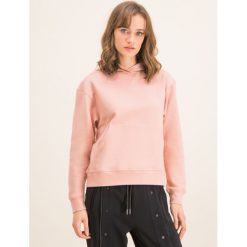 Bluza Karl Lagerfeld 96KW1808. Czarne bluzy damskie KARL LAGERFELD, m, bez wzorów, z bawełny, bez rękawów, bez kaptura. W wyprzedaży za 539,00 zł.