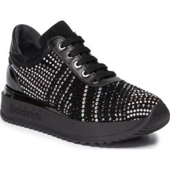 Sneakersy BALDININI - 048240PCANV000000FXX Nero. Czarne półbuty damskie Baldinini, ze skóry. W wyprzedaży za 979,00 zł.