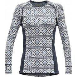 Devold Bluzka Damska Ona Woman Shirt, Night, Xs. Szare topy sportowe damskie marki Devold, xs, z długim rękawem, outdoorowe. Za 369,00 zł.