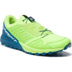 Buty DYNAFIT - Alpine Pro 64028 Fluo Yellow/Mykonos Blue 2093. Żółte buty sportowe męskie marki Dynafit, ze skóry ekologicznej, bez zapięcia, do biegania. W wyprzedaży za 629,00 zł.