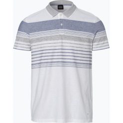 BOSS Casual - Męska koszulka polo z dodatkiem lnu – Pilak, czarny. Czarne koszulki polo męskie marki BOSS Casual, m. Za 479,95 zł.