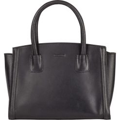 Torebki klasyczne damskie: Skórzana torebka w kolorze czarnym – 30 x 23 x 12 cm