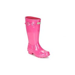 Kalosze Dziecko Hunter ORIGINAL KIDS GLOSS. Czerwone kalosze dziewczęce marki Hunter. Za 335,30 zł.