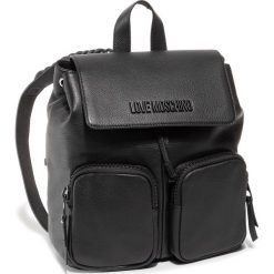 Plecak LOVE MOSCHINO - JC4067PP1ALJ0000 Nero. Czarne plecaki damskie Love Moschino, bez wzorów, ze skóry, klasyczne. W wyprzedaży za 1049,00 zł.