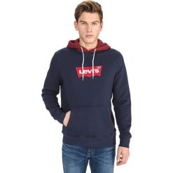 Levi's Bluza Niebieski. Niebieskie bluzy męskie Levi's®, s, z nadrukiem, z bawełny, bez kołnierzyka, bez rękawów, bez kaptura. Za 326,95 zł.