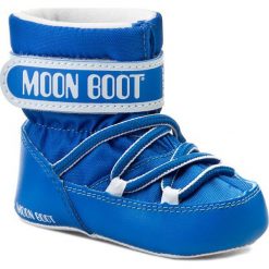 Buty zimowe chłopięce: Śniegowce MOON BOOT – Crib 34010100004 Lt Blue