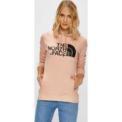 The North Face - Bluza. Niebieskie bluzy damskie z kieszeniami marki The North Face, s, z nadrukiem, z bawełny, z kapturem. W wyprzedaży za 259,90 zł.