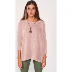 Sweter w kolorze jasnoróżowym. Różowe bez kategorii marki Dioxide, s, z okrągłym kołnierzem. W wyprzedaży za 109,95 zł.