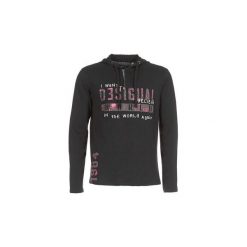 T-shirty z długim rękawem Desigual GABRIELLO. Czarne t-shirty męskie Desigual, m, bez wzorów, bez kołnierzyka, długie. Za 207,20 zł.