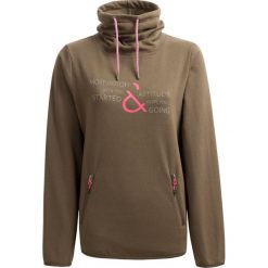 Bluza damska BLD605 - khaki - Outhorn. Brązowe bluzy damskie marki Outhorn, z materiału. W wyprzedaży za 79,99 zł.