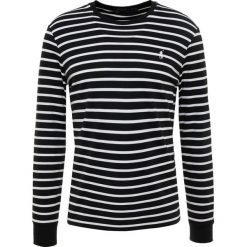 Koszulki polo: Polo Ralph Lauren PIMA SOFT TOUCH Bluzka z długim rękawem black/white