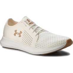 Buty UNDER ARMOUR - Ua W Sway 3000102-107 Wht. Brązowe buty do biegania damskie marki Under Armour, z materiału. W wyprzedaży za 259,00 zł.