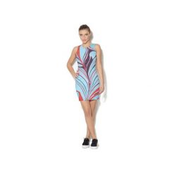 Sukienka CP-026 284. Sukienki damskie Colour pleasure, xl, bez wzorów, z dzianiny, sportowe, bez kołnierzyka, bez rękawów, sportowe. Za 139,00 zł.