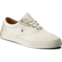 Tenisówki GANT - Hero 16638414 Off White G20. Białe tenisówki męskie GANT, z gumy. W wyprzedaży za 229,00 zł.