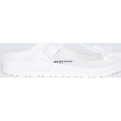 Birkenstock - Japonki Gizeh EVA. Białe klapki damskie Birkenstock, bez wzorów, z materiału, bez obcasa, na płaskiej podeszwie. W wyprzedaży za 99,90 zł.