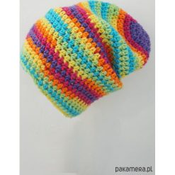 Czapki damskie: Czapka Hand Made No. 034 / beanie / szydło