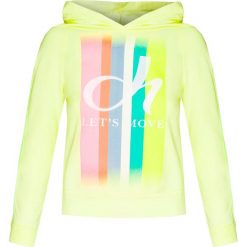 Bluza DEHA ACTIVE. Białe bluzy damskie Deha, z nadrukiem, z elastanu. W wyprzedaży za 252,00 zł.