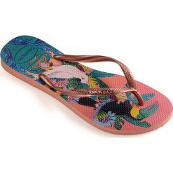Havaianas - Japonki. Klapki damskie Havaianas, bez wzorów, z materiału, bez obcasa, na obcasie. W wyprzedaży za 79,90 zł.
