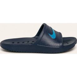 Nike Kids - Klapki dziecięce Kawa Shower. Niebieskie sandały chłopięce Nike Kids, z gumy, z okrągłym noskiem, bez zapięcia. Za 79,90 zł.