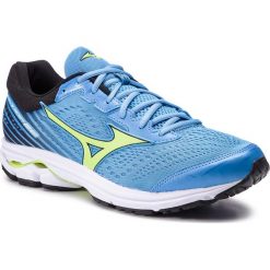 Buty MIZUNO - Wave Rider 22 J1GC183135 Niebieski. Niebieskie buty sportowe męskie Mizuno, ze skóry ekologicznej, bez zapięcia, do biegania, mizuno wave. Za 599,99 zł.