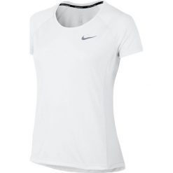 Nike Koszulka damska Dry Miler Top Crew biała r. XS (831530 100). Białe topy sportowe damskie Nike, xs. Za 89,00 zł.