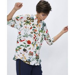 Medicine - Koszula Secret Garden. Białe koszule body marki MEDICINE, s, z wiskozy, casualowe. W wyprzedaży za 39,90 zł.