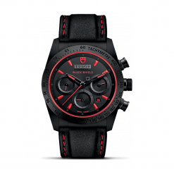 ZEGAREK TUDOR FASTRIDER BLACK SHIELD 42000CR STRAP BLACK INDEX RED W. Czerwone zegarki męskie TUDOR, ze stali. Za 20690,00 zł.