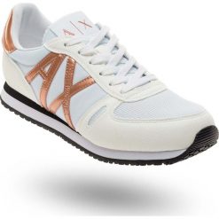 SNEAKERSY ARMANI EXCHANGE. Białe sneakersy damskie z syntetyku. Za 281,40 zł.